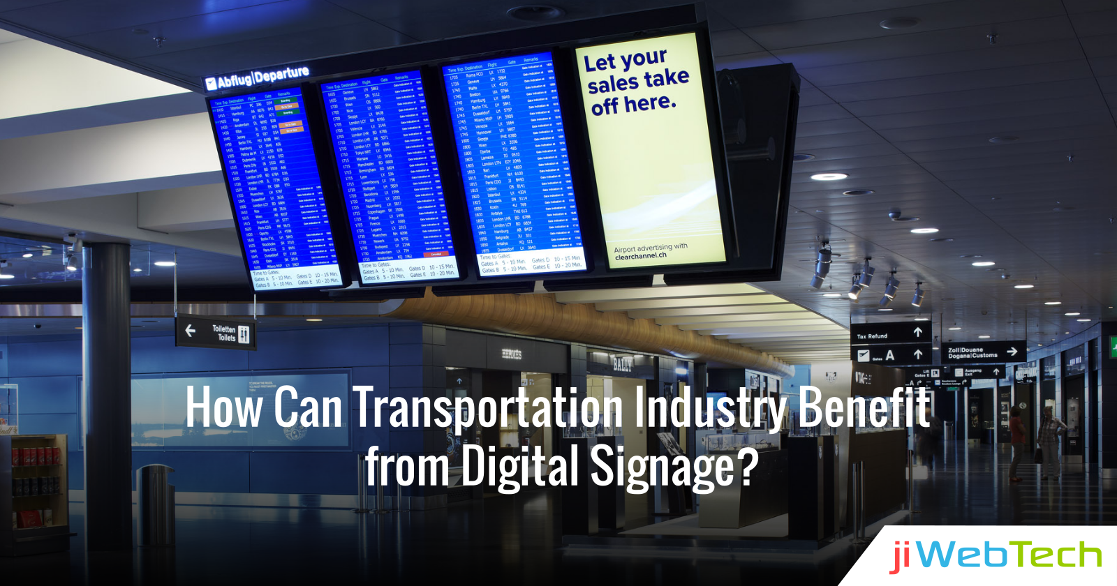 How Can Transportation Industry Benefit from Digital Signage?